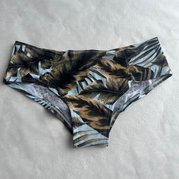 Victoria's Secret PINK SET BRA + PANTY Push-up Palm‎ Exotic Tropical Leaf 34C - Picture 10 of 10